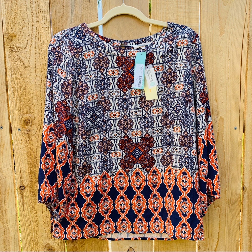 Stitch Fix NWT S Geometric Print Blouse